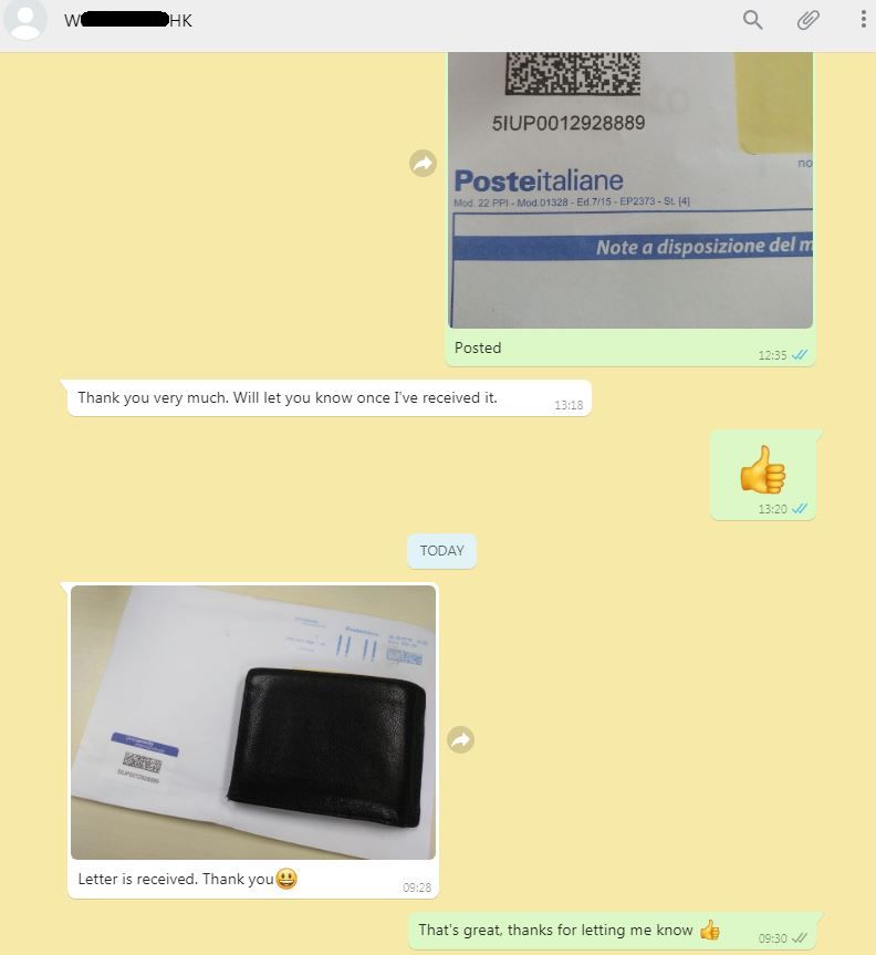 Mail Redirection Italy 202